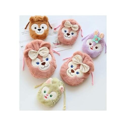 Disney Duffy StellaLou Anime Plush Stuff Accessories plush doll Stuffed Fluffy Cartoon Warm Bottle Toys Hot Water Bag Girls NEW