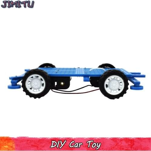 Electric Buggies Assembly Model Toys for Children DIY Experiment Science Handmade Electric Car Educational Toy Gift for Boys