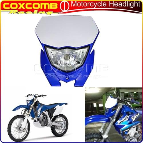 Motocross Dual Sport MX Enduro Headlight Head Light Front Lamp Lighting For Yamaha WR250R 250X 250F 450F YZ 85 125 250 350 450