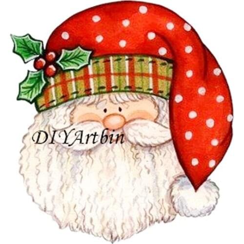 Santa Christmas cutting dies mold Scrapbook paper craft knife mould blade punch stencils die