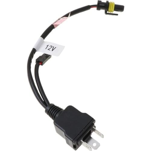 12V/24V Relay Harness Control Cable For H4 Hi/Lo Bi-Xenon HID Bulbs Wiring Controller