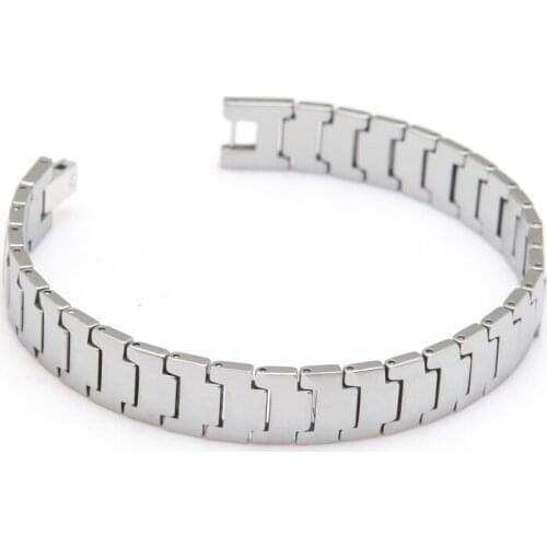 Quality Fashion Bracelet Tungsten Steel Bracelet Design For Men Style Jewelry 22cm Long 1.2cm Wide Thickness 3mm Weight 80g
