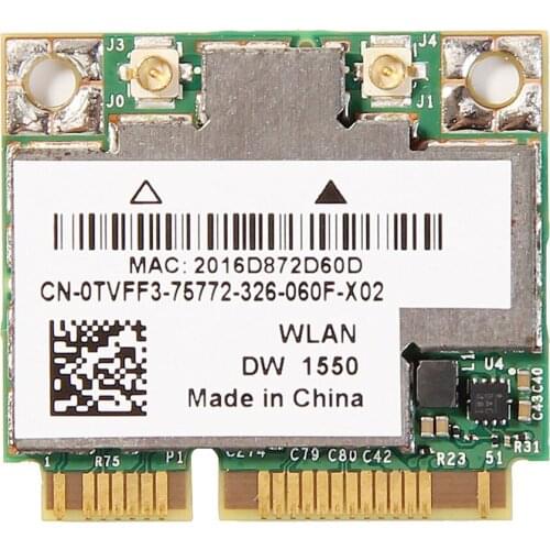 Wireless Adapter Card for Broadcom BCM94352HMB DW1550 half Mini PCI-E 802.11ac/b/g/n 2.4G/5.0GHz WIFI Bluetooth 4.0