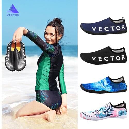 Men Women Swimming Shoes Water Shoes Aqua Slippers Thick Seaside Beach Sneaker Non-slip Quick-drying Light Barefoot Soft Socks