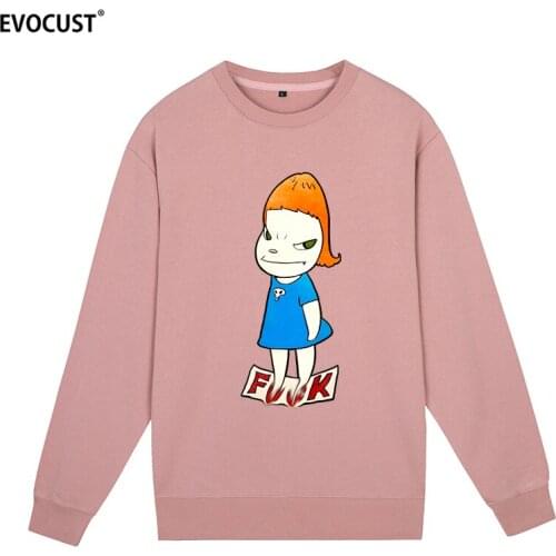 Yoshitomo Nara Summer New Causal O-neck Basic Sweatshirts Hoodies men women unisex