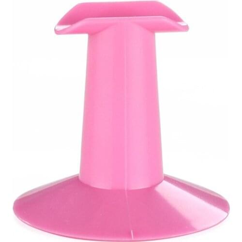Nail Art Finger Stands Plastic Pink Rest Holder Professional UV Gel Polish Painting Training Tools Practice for Nail Design