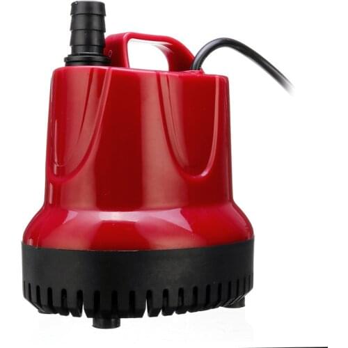 Water Pump Fish Tank 10-80W AC220-240V 50Hz Submersible Ultra-Quiet Pump Aquarium Pond Spout Feature Pump Full Automatic US Plug