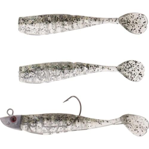 Prettyia Shad with Jig Head Paddle Tail