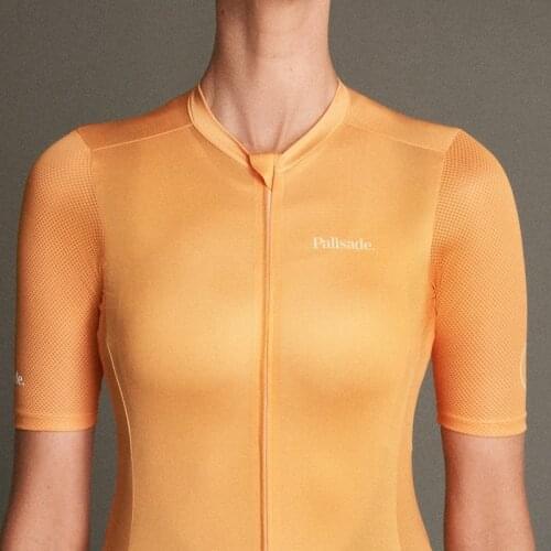 Team PN Pro Cycling Jersey Women 2021 Summer Air Mesh Short Sleeve Xvertex Solid Color Style RBX Riding Shirt Pure Yellow Aero