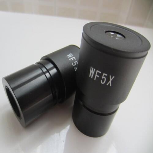 WF5X/20mm Wide Angle Biological Microscope Eyepiece Lens with Mounting Size 30mm