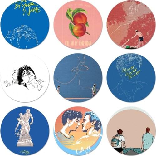 Call Me By Your Name Badge Brooch Pin Accessories For Clothes Backpack Decoration gift 58mm