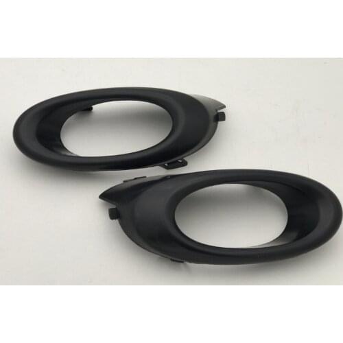 1 Pair Front Bumper Fog Lamp Light Cover Trim LH RH for Honda Civic Sedan 2013-2015