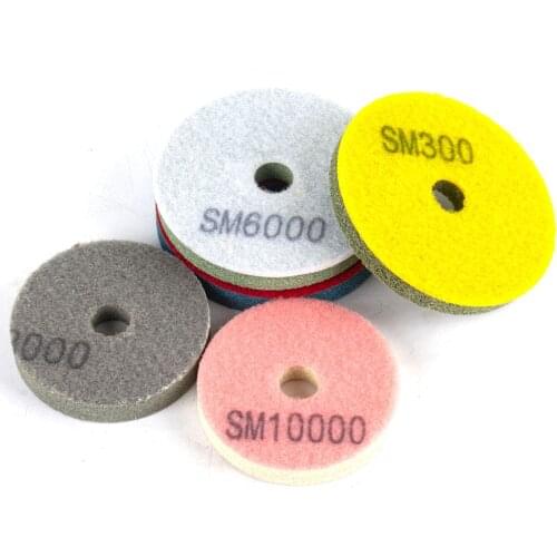4" Nylon Fiber Polishing Wheel Non woven Abrasive disc 100*16 Grinding Polishing Wheel for Metal Ceramics Marble Wood Craft