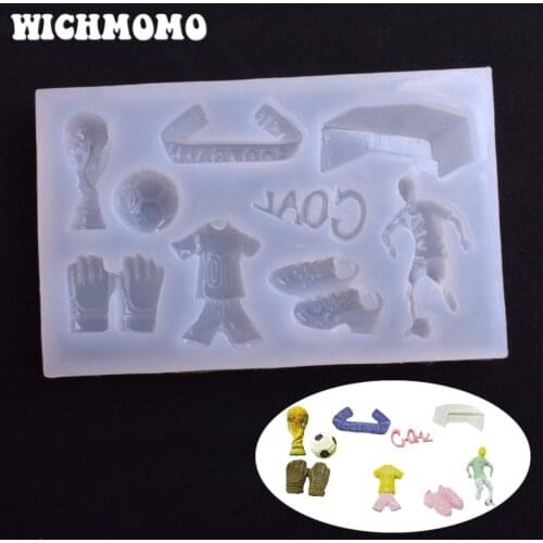 2019 New 1PCS Sports Characters Charms Craft DIY UV Resin Liquid Silicone Molds for Earring Necklace Decorations Making Jewelry