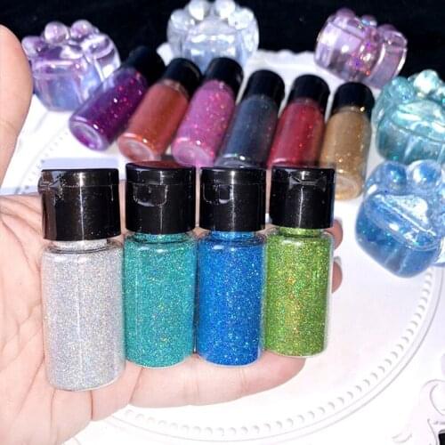 10ml Broken Diamond Powder Unsinkable Bottom Glitter Diamond Stone Powder Nail Art Glitter DIY Glue Material Resin Art Making