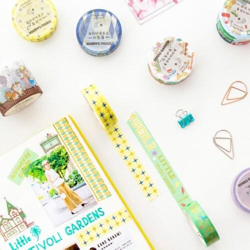 20 pcs/lot DIY Paper washi tape Tivoli Amusement Park decorative Adhesive Tape/masking tape Stickers