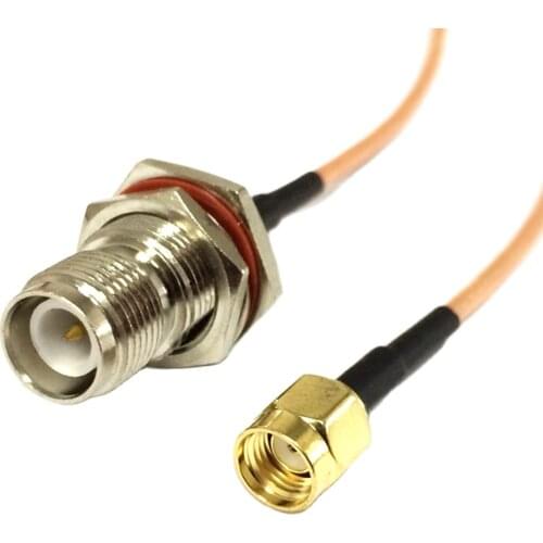 WIFI antenna adapter RP-SMA Male plug Switch RP-TNC Female Jack pigtail Cable RG316 Wholesale Fast Ship 15CM 6"