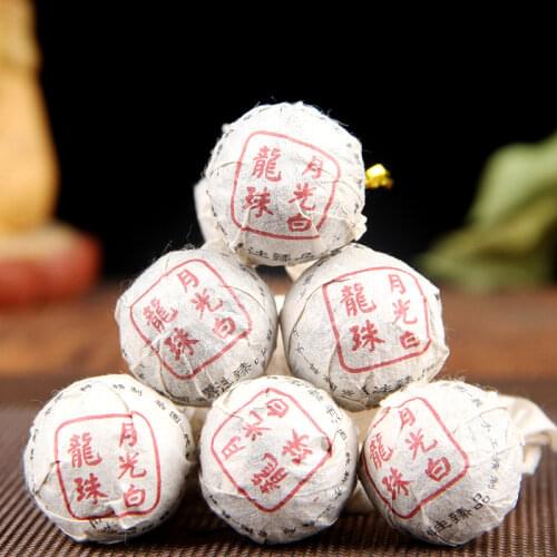 2020 Raw Puer Chinese Tea Moonlight White Dragon Pearl Tuo Cha Sheng Puer Chinese Tea with Honey Fragrant Gift 100g/250g/500g