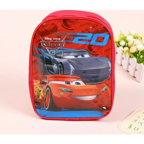 Disney Cartoon Cars kids backpack toy school bag Childrens gifts backpack boy girl baby student bags