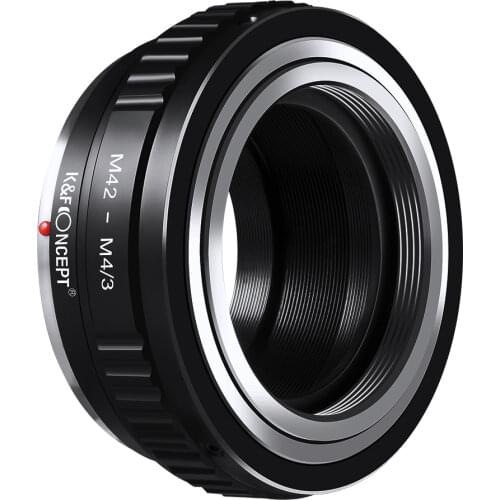 K&F CONCEPT M42-M4/3 Lens Adapter Ring for M42 Lens to Micro M4/3 Camera GF1 GH2 G3 GH3 GX1 EP1 EP2 EP3 EM5