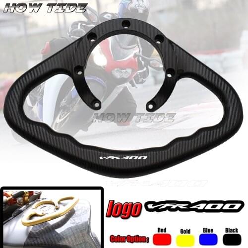 Motorcycle Passenger Handgrips Hand Grip Tank Grab Bar Handles Armrest For Honda VFR 400 VFR400 All Years