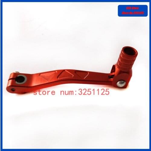 Orange Dirt Pit Bike CNC Aluminum Folding Gear Shift Lever For KAYO BSE Apollo Xmotos SSR CRF KLX 50 70 90 110 125 140 150 160cc