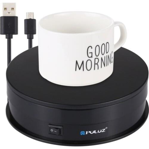 15cm USB Electric 360 Degree Rotating Turntable Display Stand For Photography Max Load 15Kg Video Vlog Shooting Props Turntable