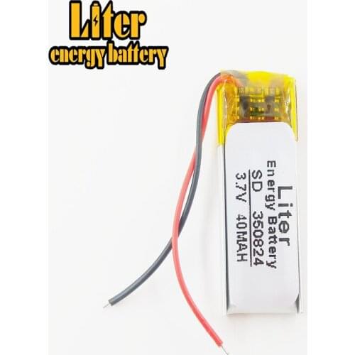 Polymer lithium ion battery 3.7 V 350824 350825 351025 wholesale CE FCC ROHS MSDS quality certification