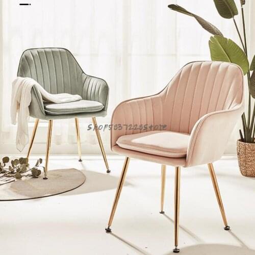 Nordic Chair Net Red Make-up Chair Simple Desk Chair Manicure Chair Dining Chair Household Stool Restaurant Armchair