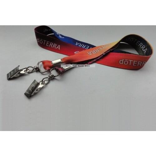 Sublimation Double Hook Promotion Custom Logo Print Gift Neck Lanyards 1.5CM Cheap Exhibition Lanyards