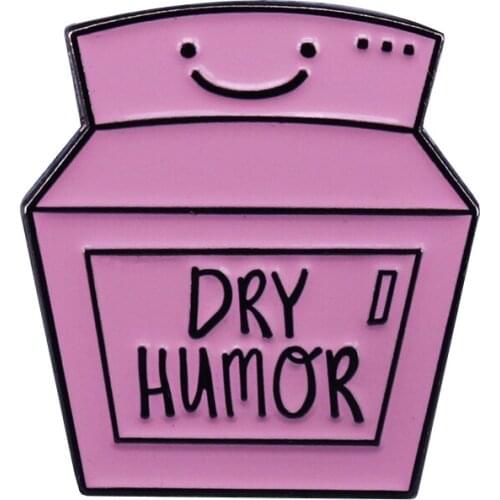 Dry humor enamel pin cute dryer design funny sarcastic gift for friends