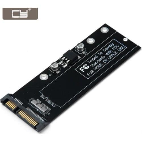 CY 12+6pin SSD HDD to SATA 22Pin Hard Disk Cartridge Drive PCBA for 2010 2011 Air A1369 A1370 SSD