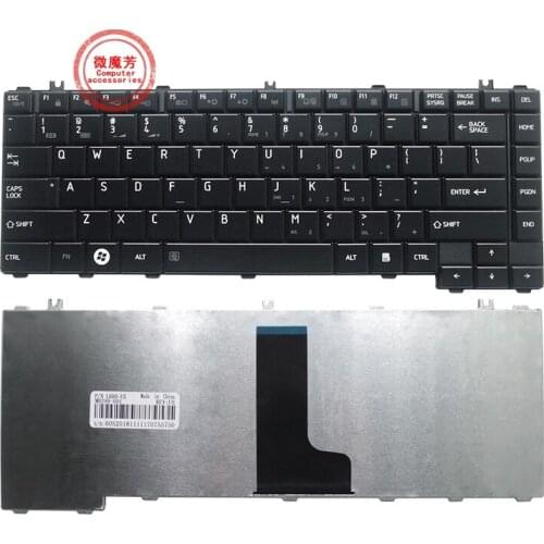 US Laptop Keyboard for Toshiba L600 L600D L630 C640 L745D L700 L730 L645 C600 L640 US keyboard black Matte