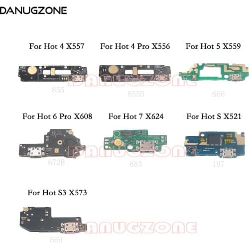 USB Charging Dock Port Socket Jack Plug Connector Charge Board Flex Cable For infinix X557 X556 X624 X608 X559 X573 X521 Hot 4/7