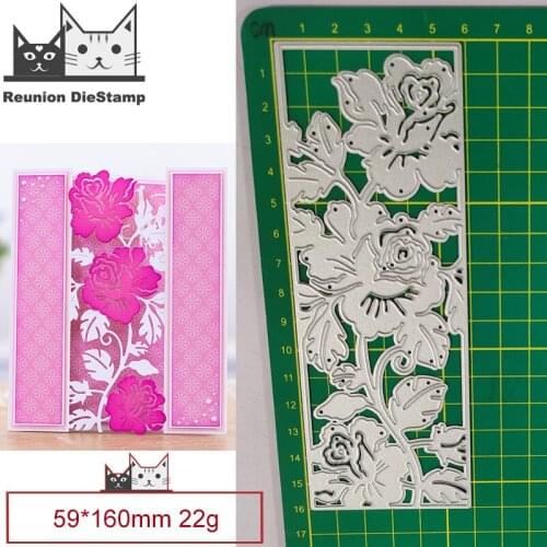 Flowers Hollow Out Lace Metal Cutting Dies Decorative Scrapbooking Steel Craft Die Cut Embossing Paper Cards Stencils 2021