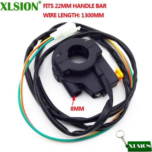 XLSION 7/8'' 22mm Plastic Off Stop Kill Switch Handle Throttle Housing For Pocket Bike Goped Scooter Gas Motorized Bicycle