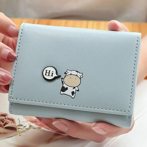 Women Wallets Small Fashion PU Leather Purse Ladies Card Bag For Female Purse Cute