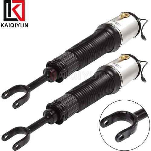 Pair Front Left & Right Air Suspension Shock Absorber For Audi A8 Quattro 4E D3 2003-2010 Air Strut 4E0616039AF 4E0616040AF
