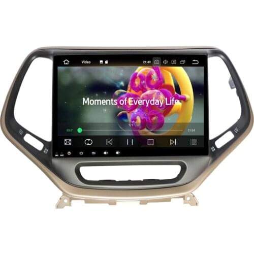 10.1 Inch IPS Screen Android 8.0 Octa Core 4GB+32GB Car GPS Radio Head Unit For Jeep Cherokee 2014-2017 Bluetooth Video Player