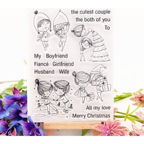 10.5x15cm Easter elf Transparent Clear Stamps Silicone Seals Roller Stamp DIY scrapbooking photo album/Card Making