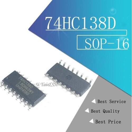 10pcs/lot 74HC138D SOP16 74HC138 SOP SN74HC138DR SMD new and original IC