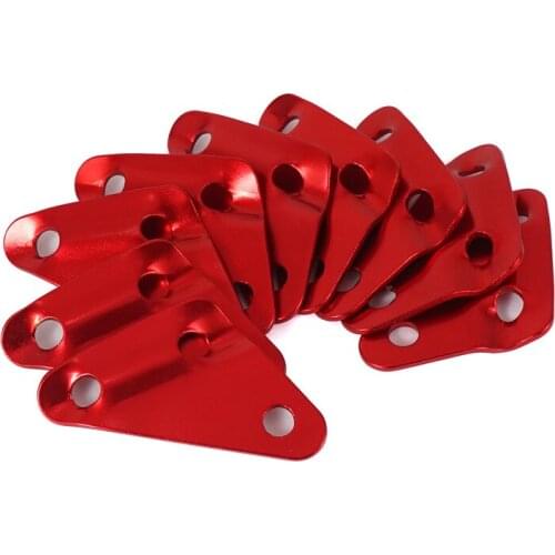 Aluminum alloy anti-slip buckle outdoor wind rope umbrella rope tent canopy adjustment accessories triangle buckle 10 packs