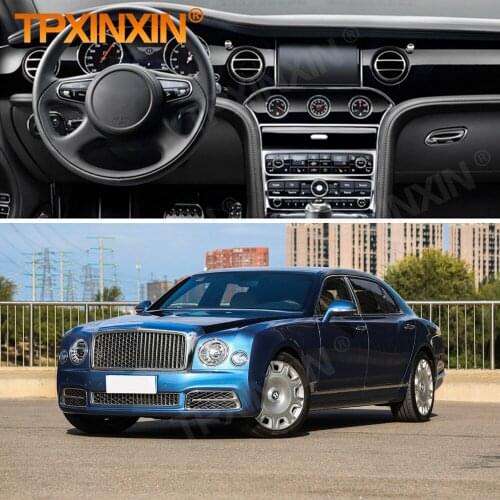 128GB Android 11 Tesla Screen Multimedia Stereo For Bentley Mulsanne 2012 2013 2014 2015 20162017-2019 Receiver Player Head Unit