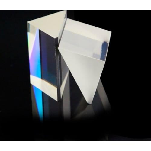 30*30*60mm Triprism Seven-color Rainbow Optical Glass Spectrum Prism Glass Photography Accessories Prism