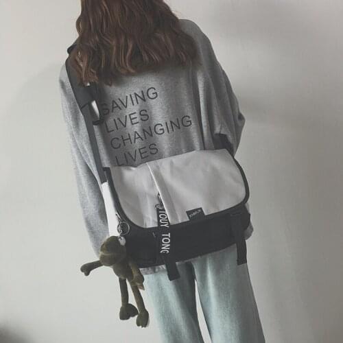 Devils2021 Working Clothes Canvas Messenger Bag Womens Versatile Bags