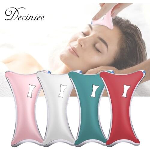 Electric Guasha Scraping Hot Compress Massager LED Photon Skin Rejuvenation Skin Care Tools Micro Current Facial Lifting Massage