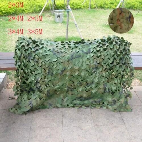 2*3m/2*4m/2x5m/3*4m/3*5m Woodland Camouflage Camo Army Net Outdoor Hunting Cover Jungle Camouflage Mesh Net