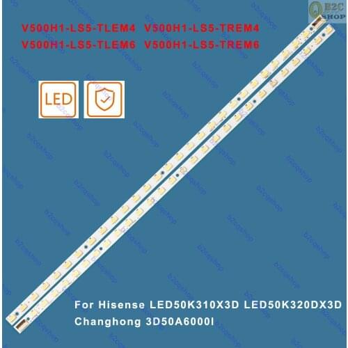 LED TV backlight strip kit for Hisense LED50K310X3D LED50K320DX3D Changhong 3D50A6000I