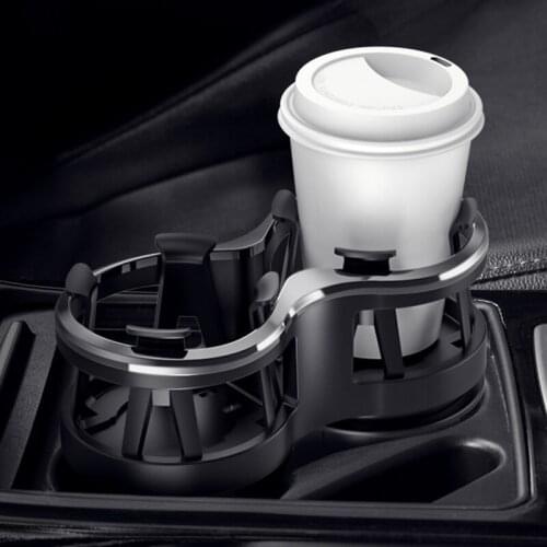 Multi-Functional Car Mounted Glass Rack Modified Fixed Car Put Glass Ash Tray Rack For Tea Cup Saucer Drink Holder