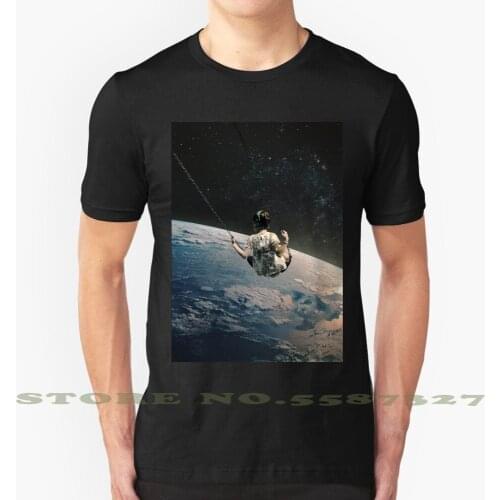 Swing Fashion Vintage Tshirt T Shirts Vintage Space Galaxy Cosmic Cool Hipster Planet Trippy Love Psychedelic Collage Romantic
